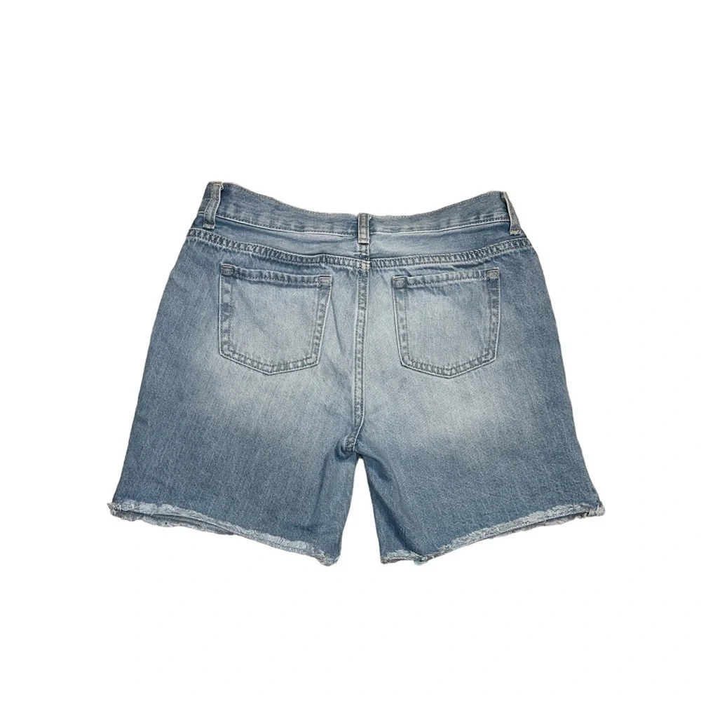 Children’s Place Midi Long Distressed Denim Shorts (14)